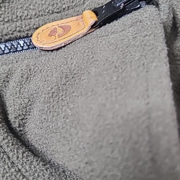 Vintage Mossy Oak Green Fleece Zip Up Jacket Men's Large - Picture 11 of 11